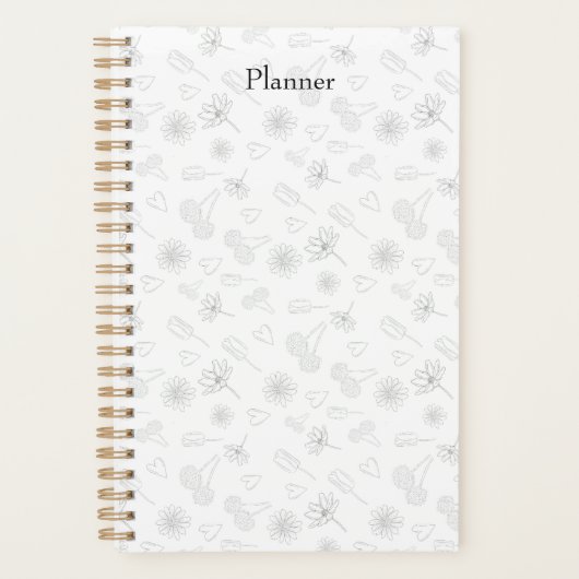 Floral Outline Planner (Voorkant)