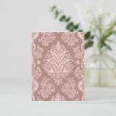  Floral over Rosy Beige Briefkaart (Staand voorkant)