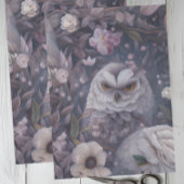 Floral Owl Tissuepapier