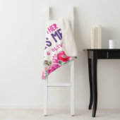 Floral Owls Baby Blanket - Mijn god houdt van mij Sherpa Deken (In situ)