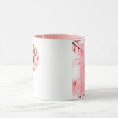 Floral P Initial Mug | Personalized Name & Traits Mok (Midden)