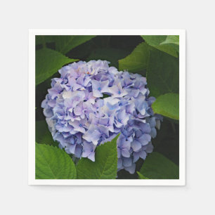 Floral Paars Hydrangea Foto Servet