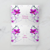 Floral-paaskaart Feestdagen Kaart (Binnen)