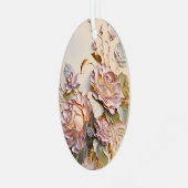 Floral paasschilderijen metalen ornament (Voorkant links)