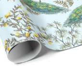 Floral pacock cadeaupapier (Rol Hoek)