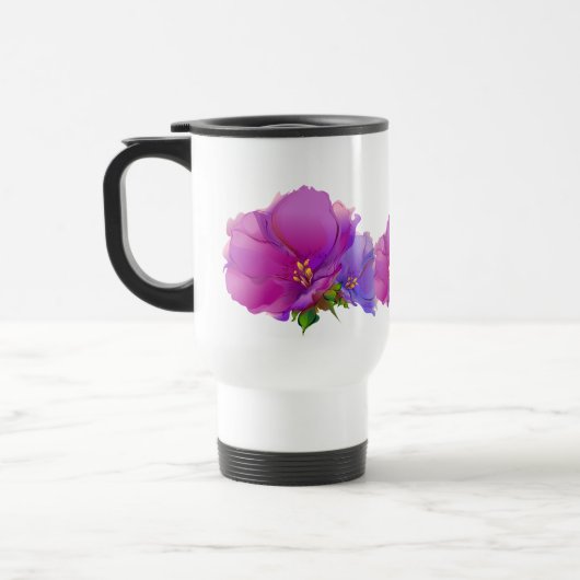 Floral Painting Moederdag Gift Reisbeker (Links)