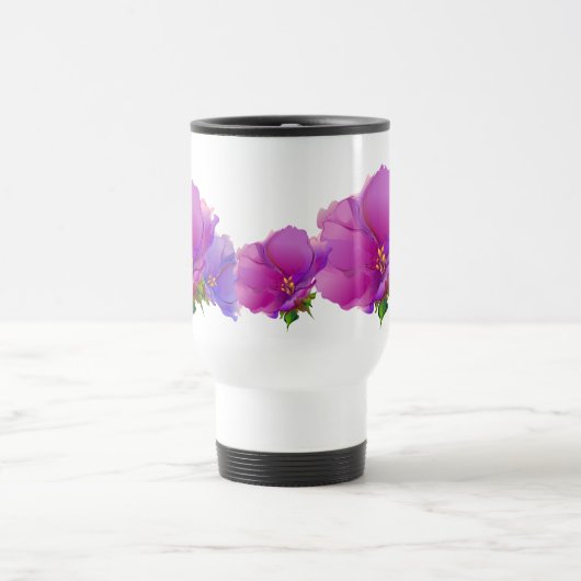 Floral Painting Moederdag Gift Reisbeker (Center)