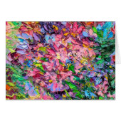 Floral Painting Notecard (Voorkant Horizontaal)