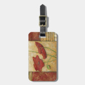 Floral Painting with Visible Brush Strokes Bagagelabel (Voorkant verticaal)