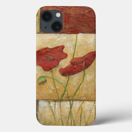 Floral Painting with Visible Brush Strokes Case-Mate iPhone Case (Achterkant)