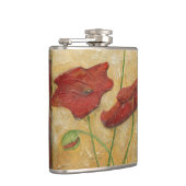 Floral Painting with Visible Brush Strokes Heupfles (Rechts)