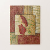 Floral Painting with Visible Brush Strokes Legpuzzel (Verticaal)