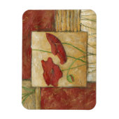 Floral Painting with Visible Brush Strokes Magneet (Verticaal)