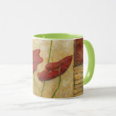 Floral Painting with Visible Brush Strokes Mok (Voorkant rechts)