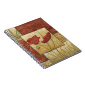 Floral Painting with Visible Brush Strokes Notitieboek (Rechterzijde)