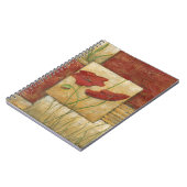 Floral Painting with Visible Brush Strokes Notitieboek (Linkerzijde)