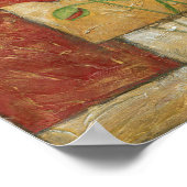 Floral Painting with Visible Brush Strokes Poster (Hoek)