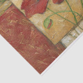 Floral Painting with Visible Brush Strokes Tissuepapier (Detail)