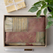 Floral Painting with Visible Brush Strokes Tissuepapier (Geschenk)