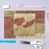 Floral Painting with Visible Brush Strokes Tissuepapier (Craft)