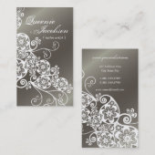  Floral Paisley Art Deco Boho Chic Elegant Visitekaartje (Voorkant / Achterkant)