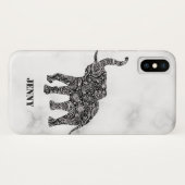 Floral Paisley Case-Mate iPhone Case (Achterkant (horizontaal))