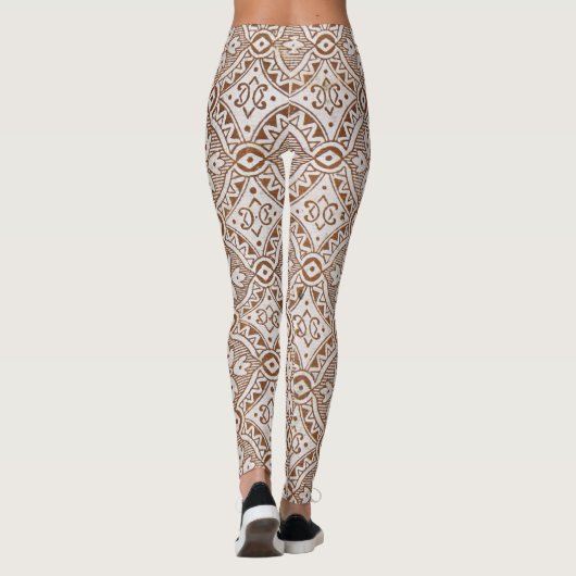 Floral Paisley Leggings (Achterkant)