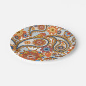  Floral Paisley Matching Dinnerware Set Papieren Bordje (Gekanteld)