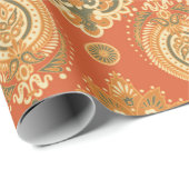 Floral paisley naadloos. afbeelding in A Cadeaupapier (Rol Hoek)