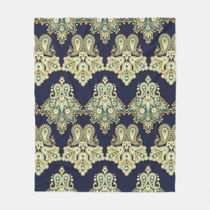 Floral paisley naadloos. afbeelding in A Fleece Deken