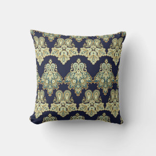 Floral paisley naadloos. afbeelding in A Kussen