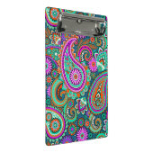 Floral Paisley naadloos patroon II + uw ideeën Mini Klembord (Schuin)