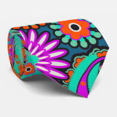 Floral Paisley naadloos patroon II + uw ideeën Stropdas (Opgerold)