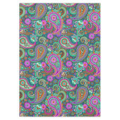 Floral Paisley naadloos patroon II + uw ideeën Tafelkleed (Voorkant)