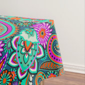 Floral Paisley naadloos patroon II + uw ideeën Tafelkleed (Voorbeeld)