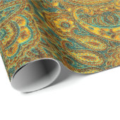 Floral Paisley Pattern Cadeaupapier (Rol Hoek)