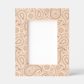  Floral Paisley Pattern Gegraveerde Lijstjes (Voorkant)