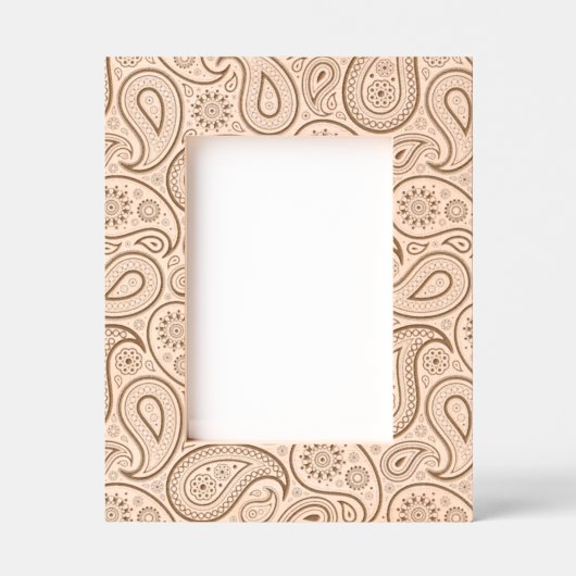  Floral Paisley Pattern Gegraveerde Lijstjes (Voorkant)