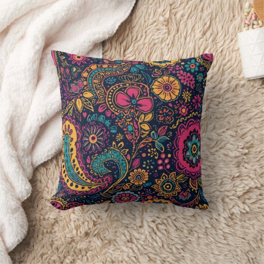 Floral Paisley Pattern Kussen (Deken)
