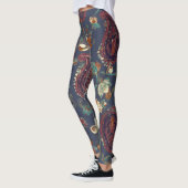 Floral Paisley Pattern – Ornamental Botanical  Leggings (Links)