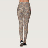 Floral Paisley Pattern – Ornamental Botanical Leggings (Achterkant)
