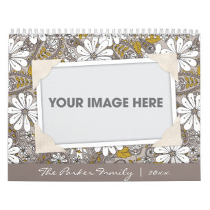 Floral Paisley Scrapbook Agenda Kalender
