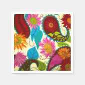 Floral Paisley Servet (Voorkant)