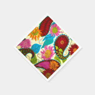 Floral Paisley Servet