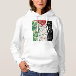 Floral Palestine Kaart - Free Palestine Kaart T-sh Hoodie