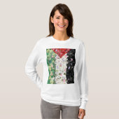 Floral Palestine Kaart - Free Palestine Kaart T-sh T-shirt (Voorkant volledig)