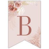 Floral Pampas Grass Terracotta Vrijgezellenfeest Vlaggetjes (Tweede vlag)