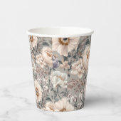 Floral Paper Cup Papieren Bekers (Links)