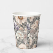 Floral Paper Cup Papieren Bekers (Rechts)