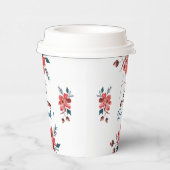 Floral Paper cup Papieren Bekers (Rechts)